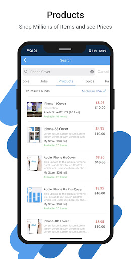 aBlueC: Find Job Work Products Screenshot 4 - AppWisp.com