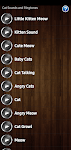 screenshot of Cat Sounds and Ringtones