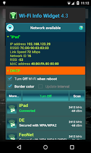 Wi-Fi Info Widget