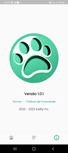Android application FindYourPet screenshort
