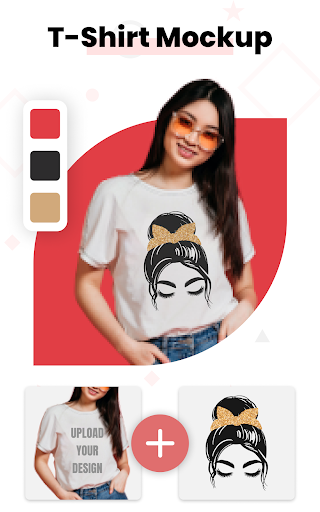 Screenshot of Mockup Creator, T-shirt Design