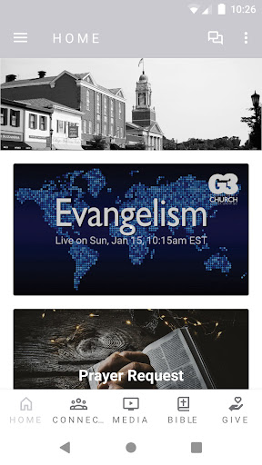 Android application G3 Community Church-Lebanon screenshort