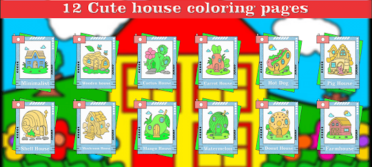 House Coloring: ASMR Colors
