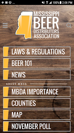 Android application Mississippi Beer Distributors screenshort