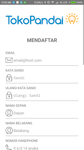 Toko Pandai - Digital Payment Screen 2
