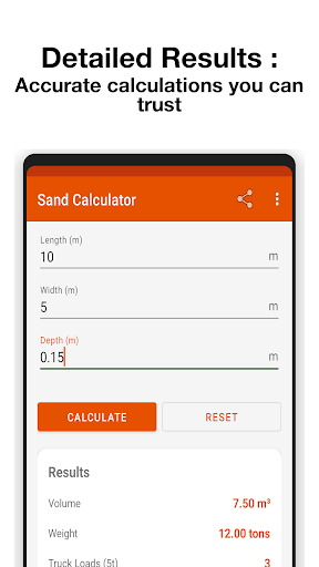 Sand Calculator screenshot 3