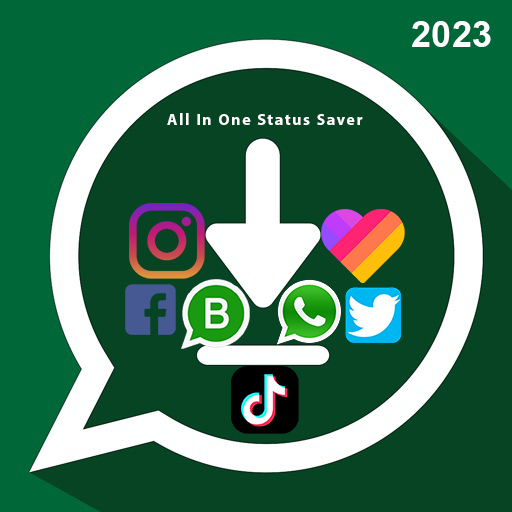 All In One Status Saver 2023 logo