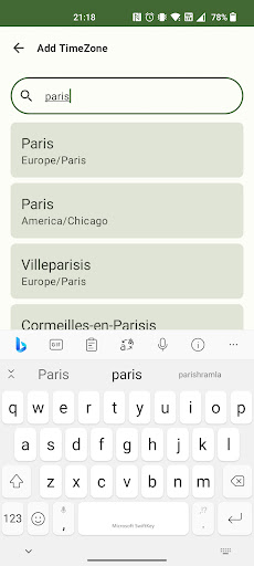 Easy Timezones Screen 3