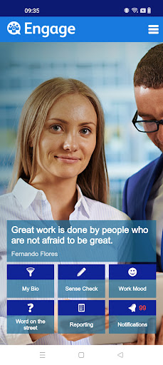 Engage for employee engagement Screen 2