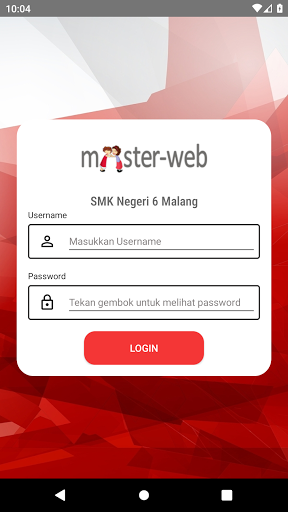 Android application MASTER-web GTK SMKN 6 MALANG screenshort