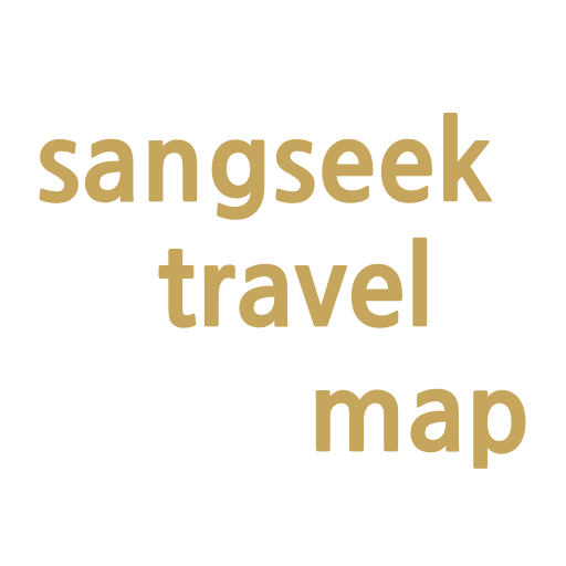 Sangseek.coms travel map logo