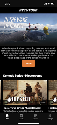 MYTVTOGO Screen 2