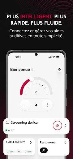 Aperçu de l'application