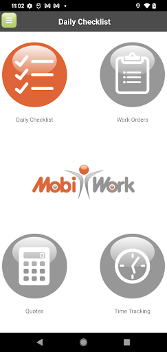 Android application MobiWork® screenshort