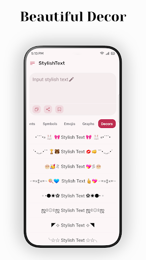 Screenshot of Stylish Text - Letter Fonts