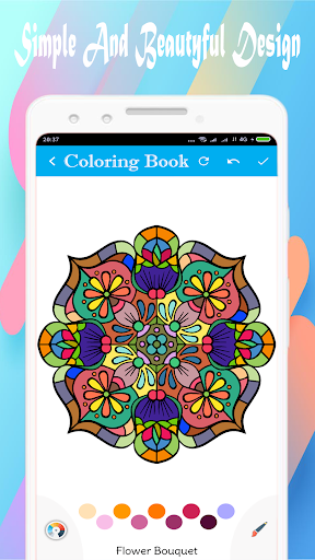 Android application Mandala Coloring Book screenshort