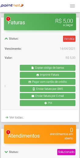 Point Net Telecom - Assinantes Screen 3