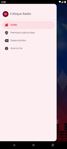 Enfoque Radio Screen 3