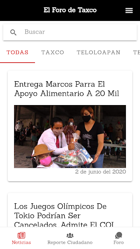 Android application El Foro de Taxco screenshort