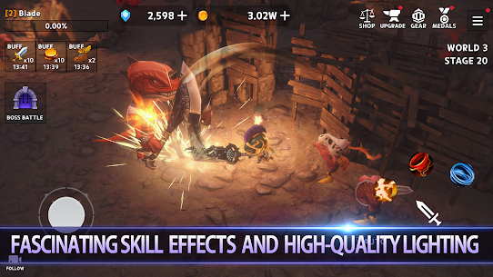 Dungeon Knight: 3D Idle RPG v2.2.1 MOD APK (Unlimited Money/Unlocked)  Free For Android 3
