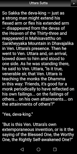 Uttara Sutta - Buddhism Screen 3