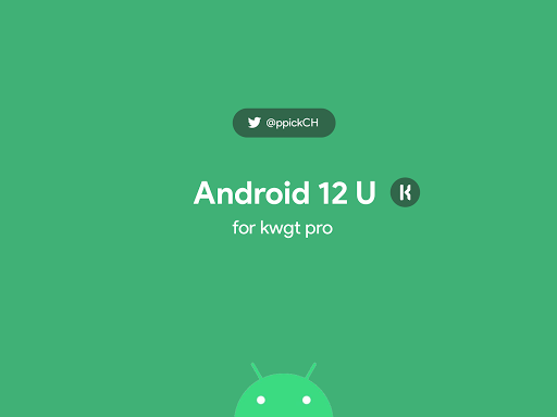 Android 12 U pour kwgt