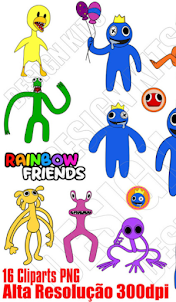 Downloaden & Spielen Rainbow Friend Wallpaper Green auf PC(Emulator)
