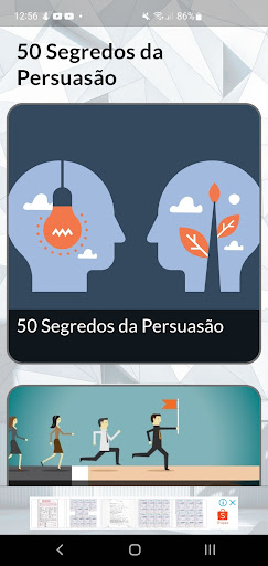 Android application 50 Segredos da Persuasão screenshort