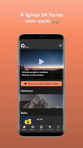 Android application Casa do Pai Candanga screenshort