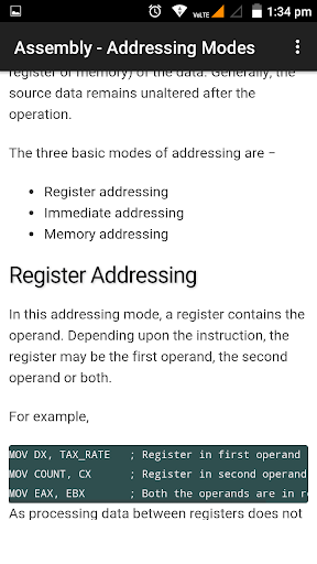 Learn Assembly Screen 3
