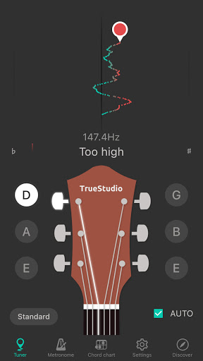 Android application Guitar Tuner screenshort