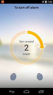 SpinMe Alarm Clock Screenshot