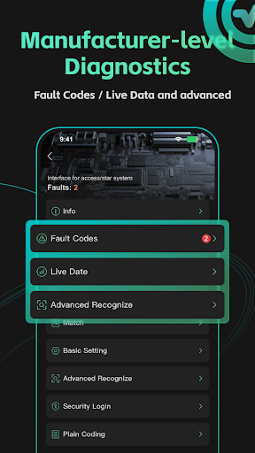Screenshot of MotorSure VAG Car Diagnostics