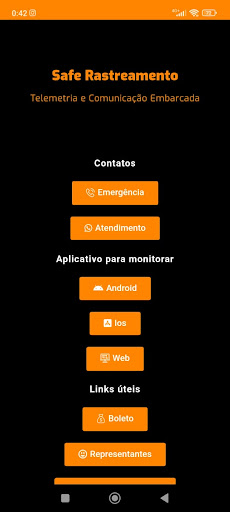 Safe Rastreamento Screen 3