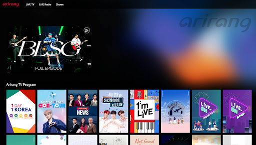 Arirang TV for SmartTV Screen 3