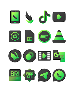 Blackdiant Green Icon Pack MOD APK 2.5 (Patched Unlocked) 5