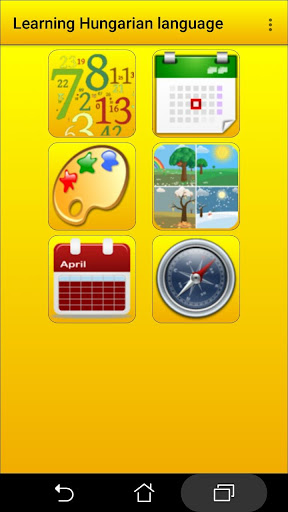 Learning Hungarian language Screen 2