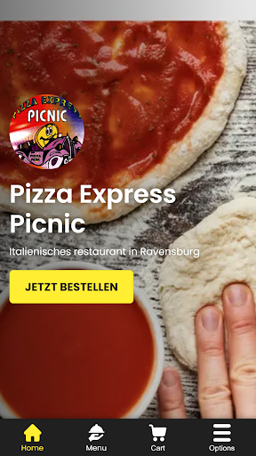 Android application Pizza Express Picnic screenshort
