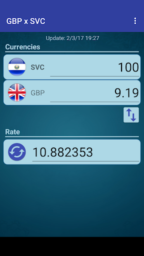 Pound GBP x Salvadoran Colon Screen 2