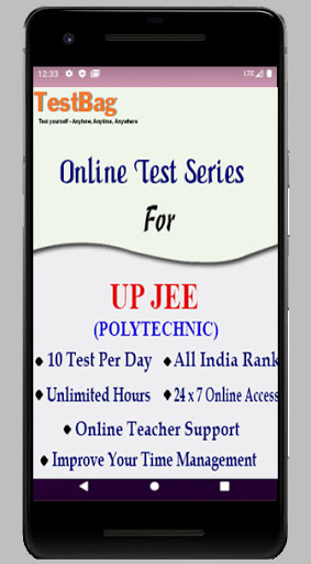 Android application UPJEE POLYTECHNIC Online Test screenshort