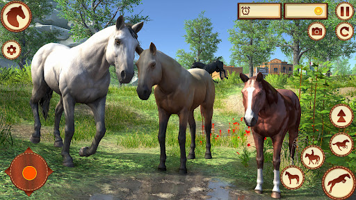 Virtual Wild Horse Family Sim screenshot 8