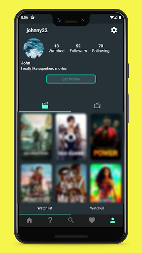 Android application Explovid screenshort
