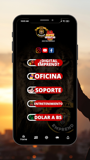 Android application León Emprendedor screenshort