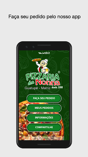 Android application Pizzaria da Nonna Oficial screenshort