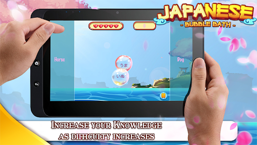 Learn Japanese Bubble Bath  screenshots 4