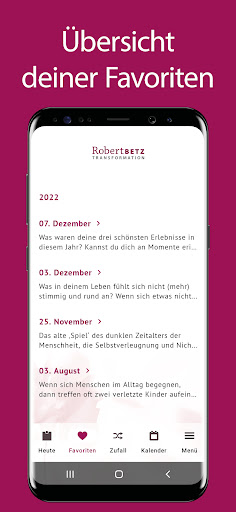 Gedanke zum Tag – Robert Betz Screen 2