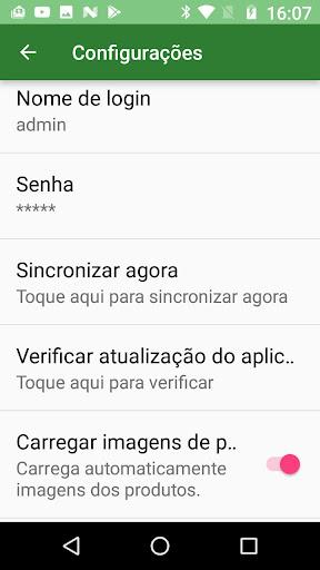 Android application Makromed Vendas On-Line screenshort