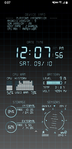 Android application Device Info R Live Wallpaper screenshort