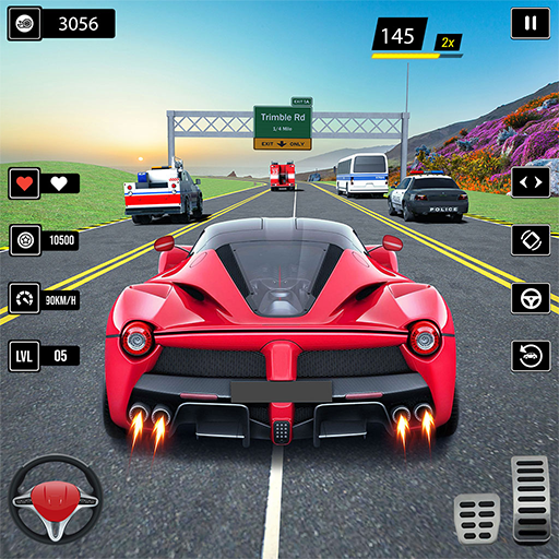 Car Racing - Car Race 3D Game Logo