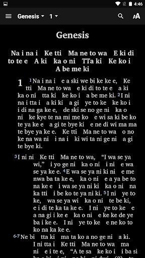 Meskwaki Bible portions Screen 3